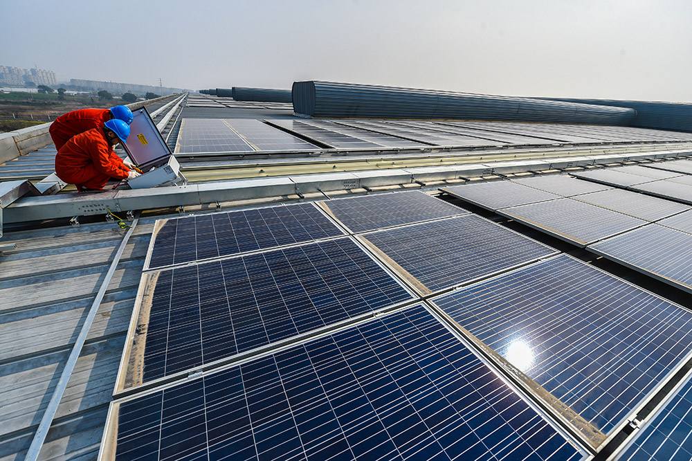 Industrial and commercial photovoltaic power generation grid connection solution