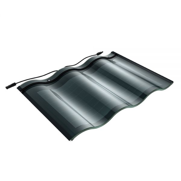 TOPCon Curved Solar Tile