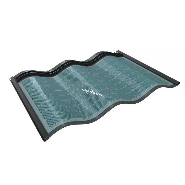 CIGS Curved Solar Tile