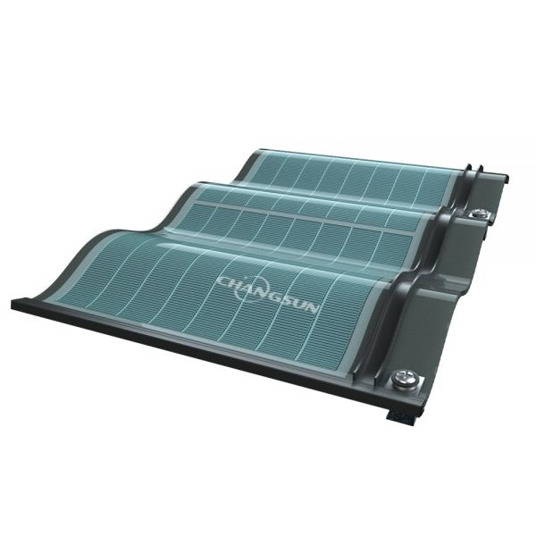 CIGS Curved Solar Tile