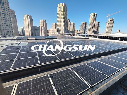 Industrial and commercial rooftop distributed photovoltaic power station: Tianjin Binhai New City