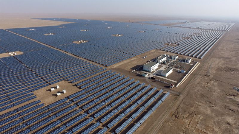 Large-scale ground-based PV power station