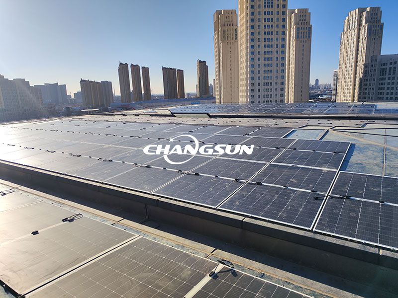 Industrial and commercial rooftop distributed photovoltaic power station: Tianjin Binhai New City