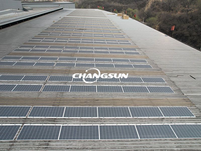 Industrial and commercial rooftop distributed photovoltaic power station: distributed rooftop photovoltaic project of Lingshi Coal Company